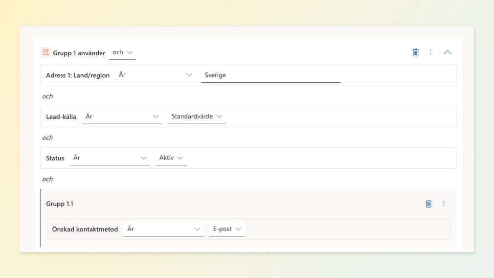 Dynamics 365 Customer Journey Segments