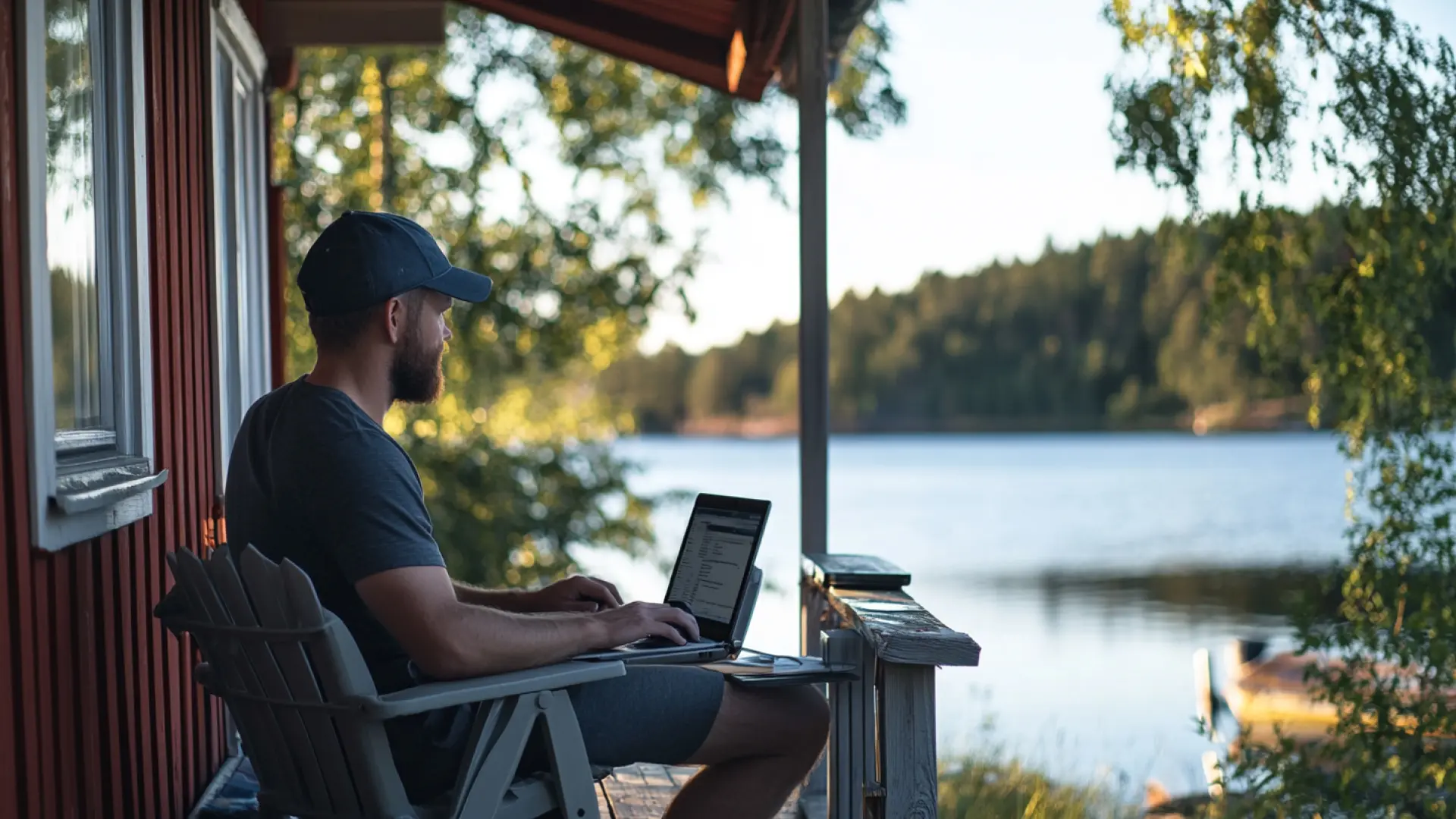 Distansarbete med Microsoft Dynamics 365 från sommarstugan