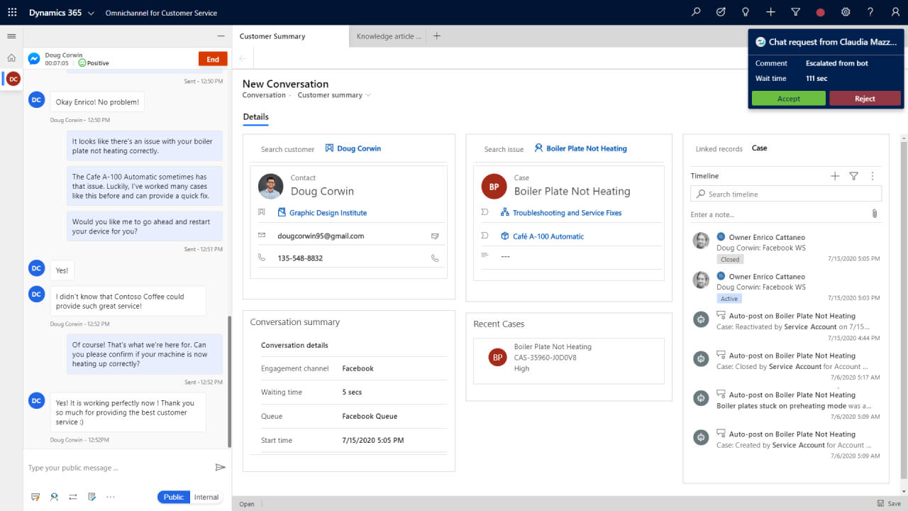 MIcrosoft Dynamics 365 Sales